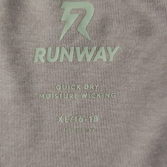 Runway Athletics Women's Lavender Crewneck Athletic Long Sleeve Top - Picture 2 of 12